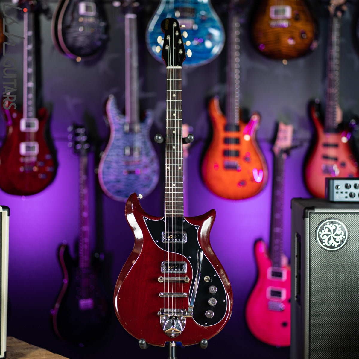 1964 Gretsch Corvette 6135 Cherry Dual Pickups – Ish Guitars