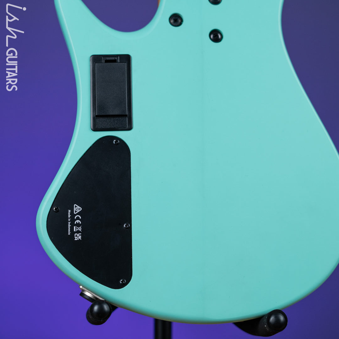 Ibanez EHB1005MS Multi-Scale 5-String Headless Bass Seafoam Green Matte Demo