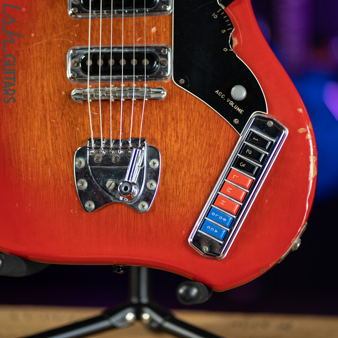 1965 Hagstrom Corvette Red Sunburst