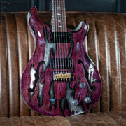 PRS Private Stock Hollowbody II Tremolo Piezo Spalted Maple Purple