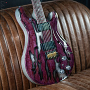 PRS Private Stock Hollowbody II Tremolo Piezo Spalted Maple Purple