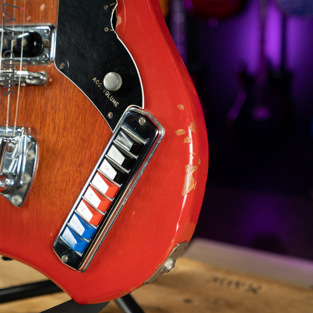 1965 Hagstrom Corvette Red Sunburst