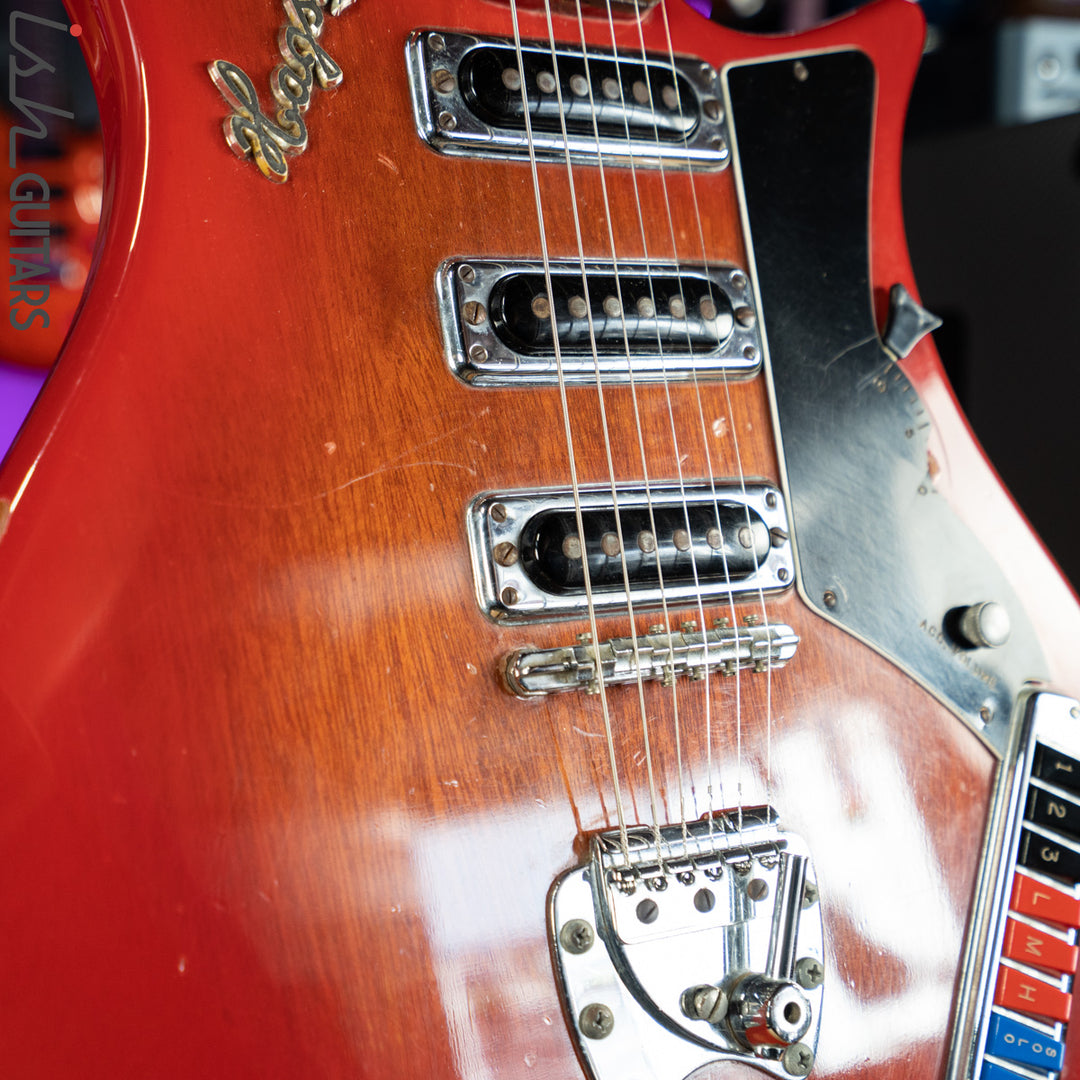 1965 Hagstrom Corvette Red Sunburst