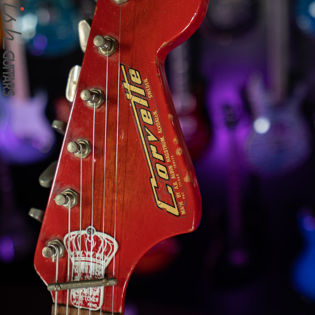 1965 Hagstrom Corvette Red Sunburst