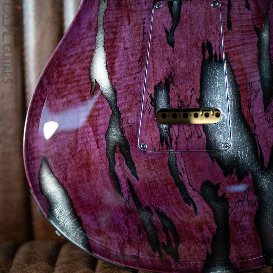 PRS Private Stock Hollowbody II Tremolo Piezo Spalted Maple Purple
