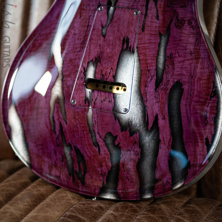 PRS Private Stock Hollowbody II Tremolo Piezo Spalted Maple Purple