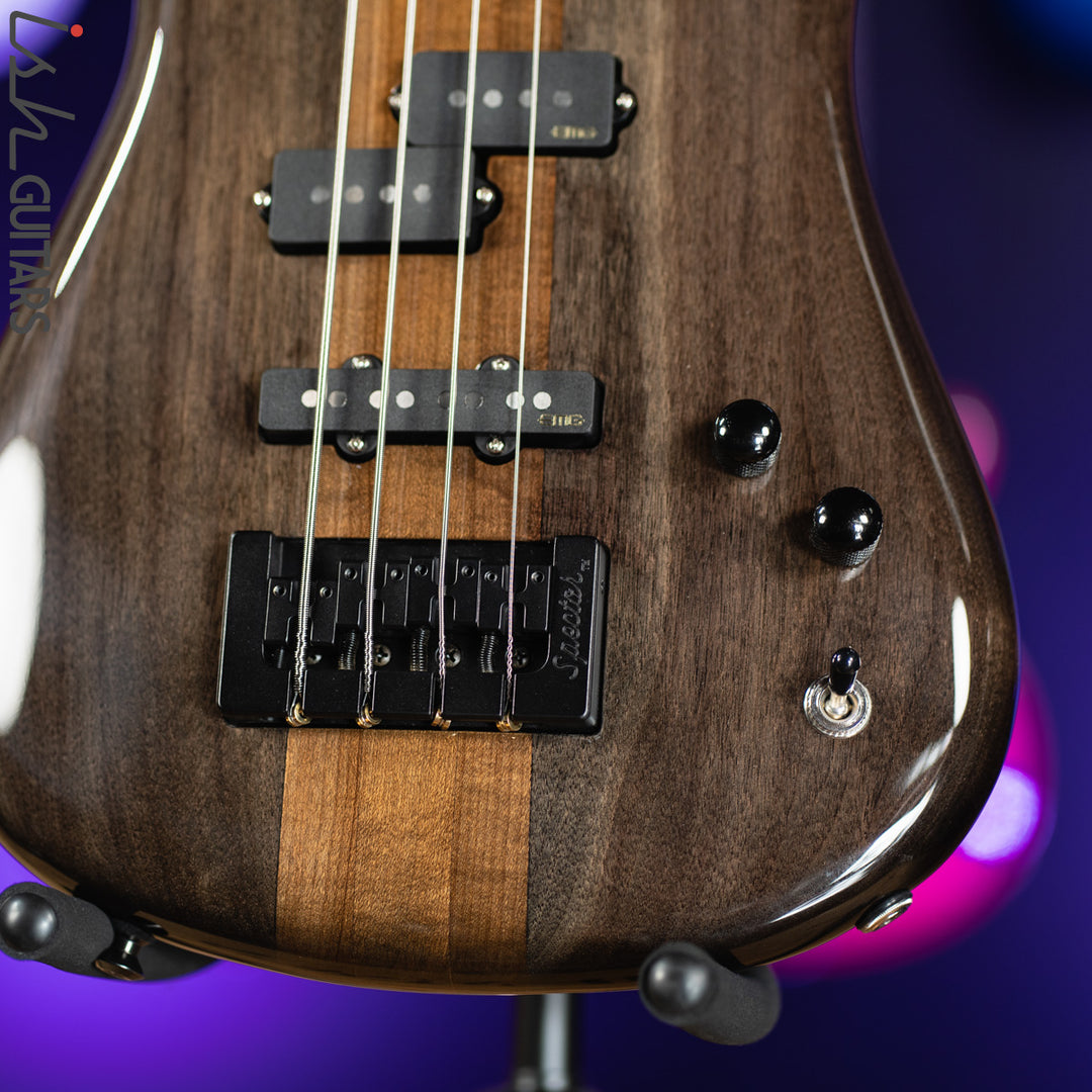 Spector NS-2 4-String Bass USA Passive Walnut Black Stain