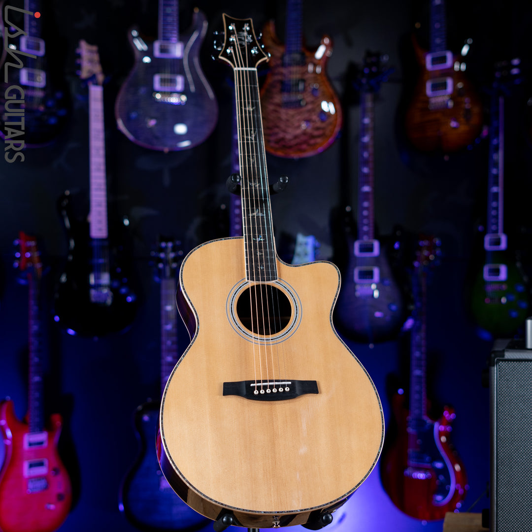 PRS SE A60E Angelus Acoustic Electric Guitar Ziricote Demo