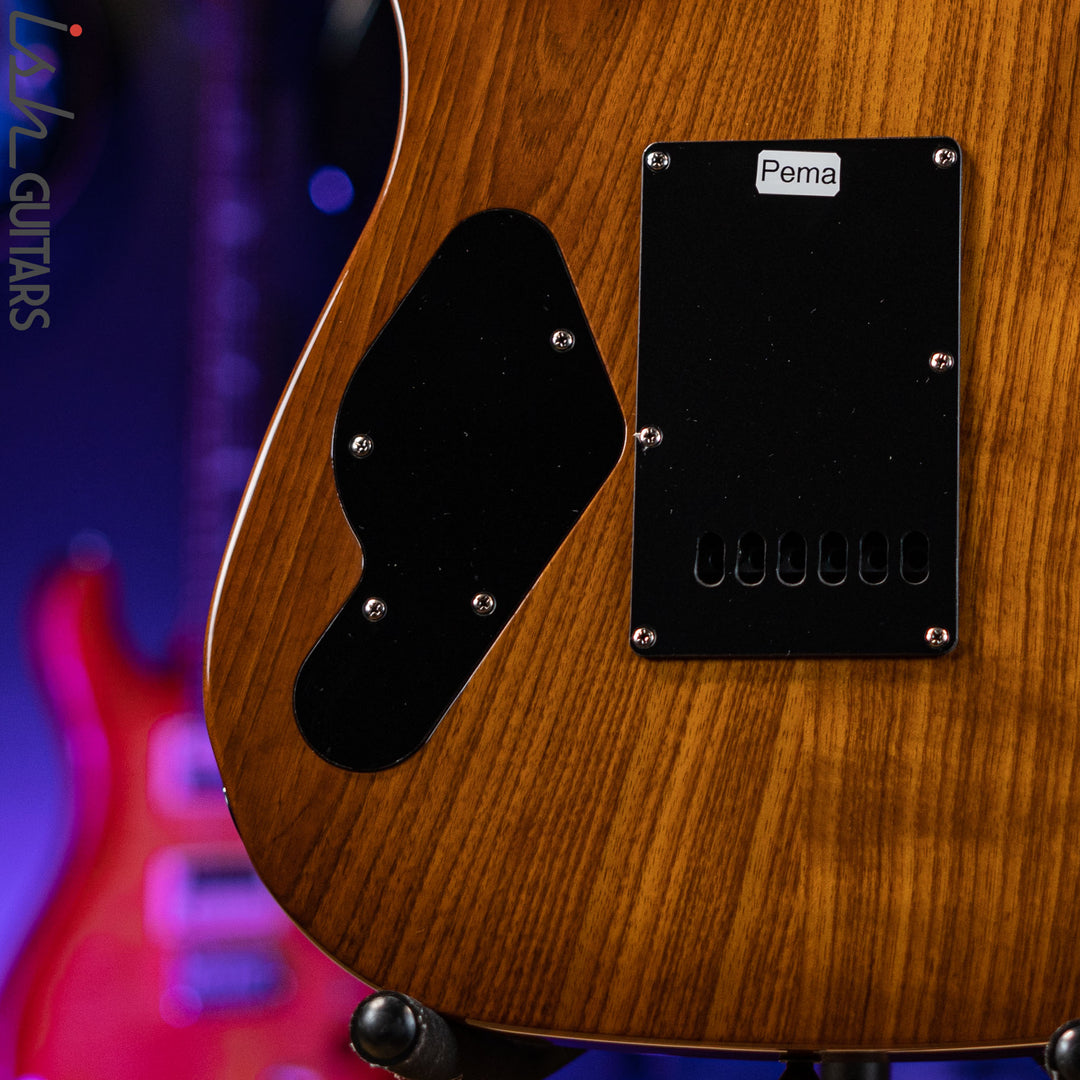 LSL “Pema” XT4-DX 5A Curly Mango Faded Iced Tea Burst