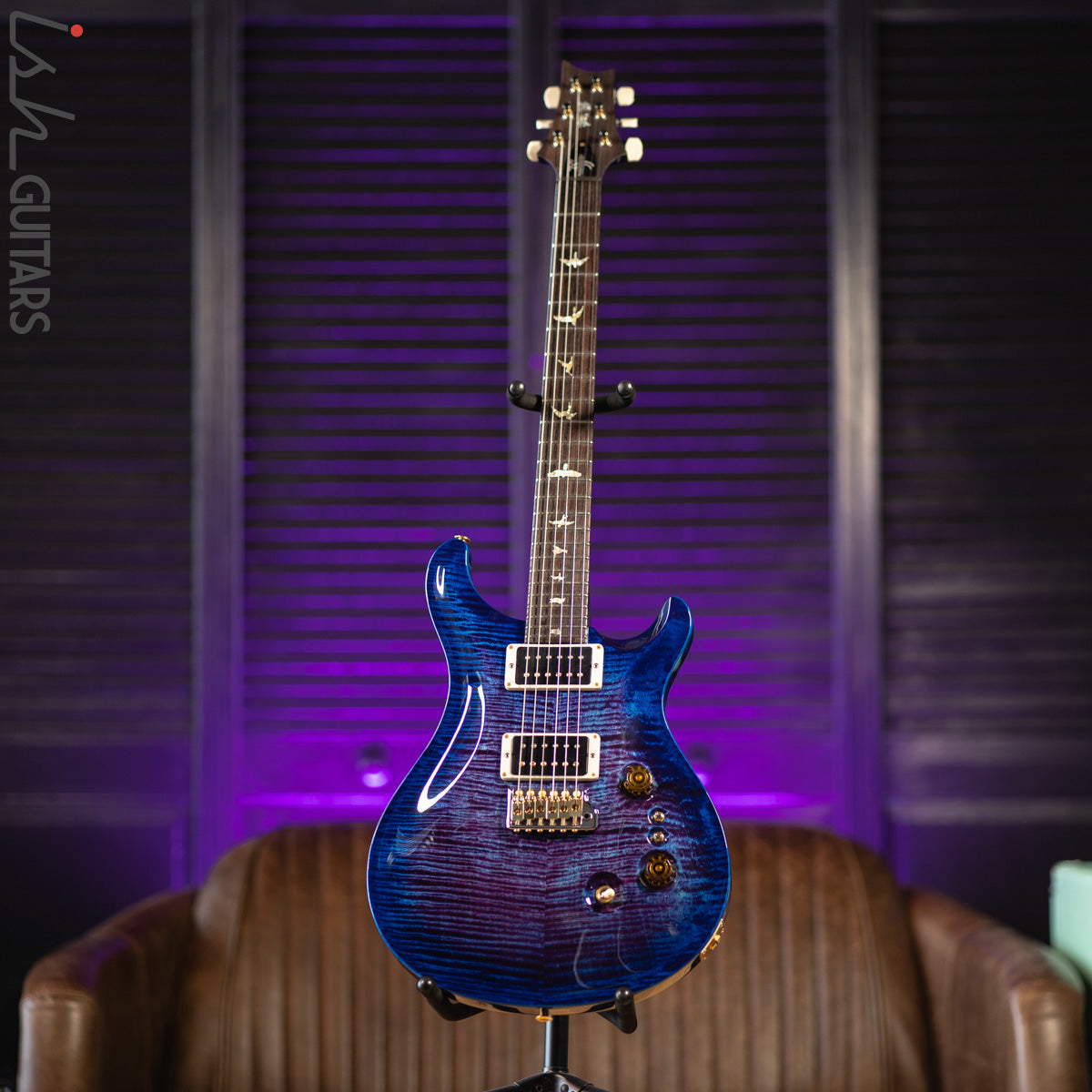 PRS Custom 24 35th Anniversary Violet Blue Burst Wrap 10 Top – Ish
