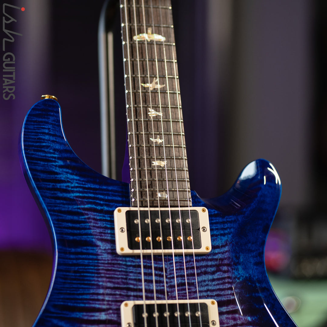 PRS Custom 24 35th Anniversary Violet Blue Burst Wrap 10 Top
