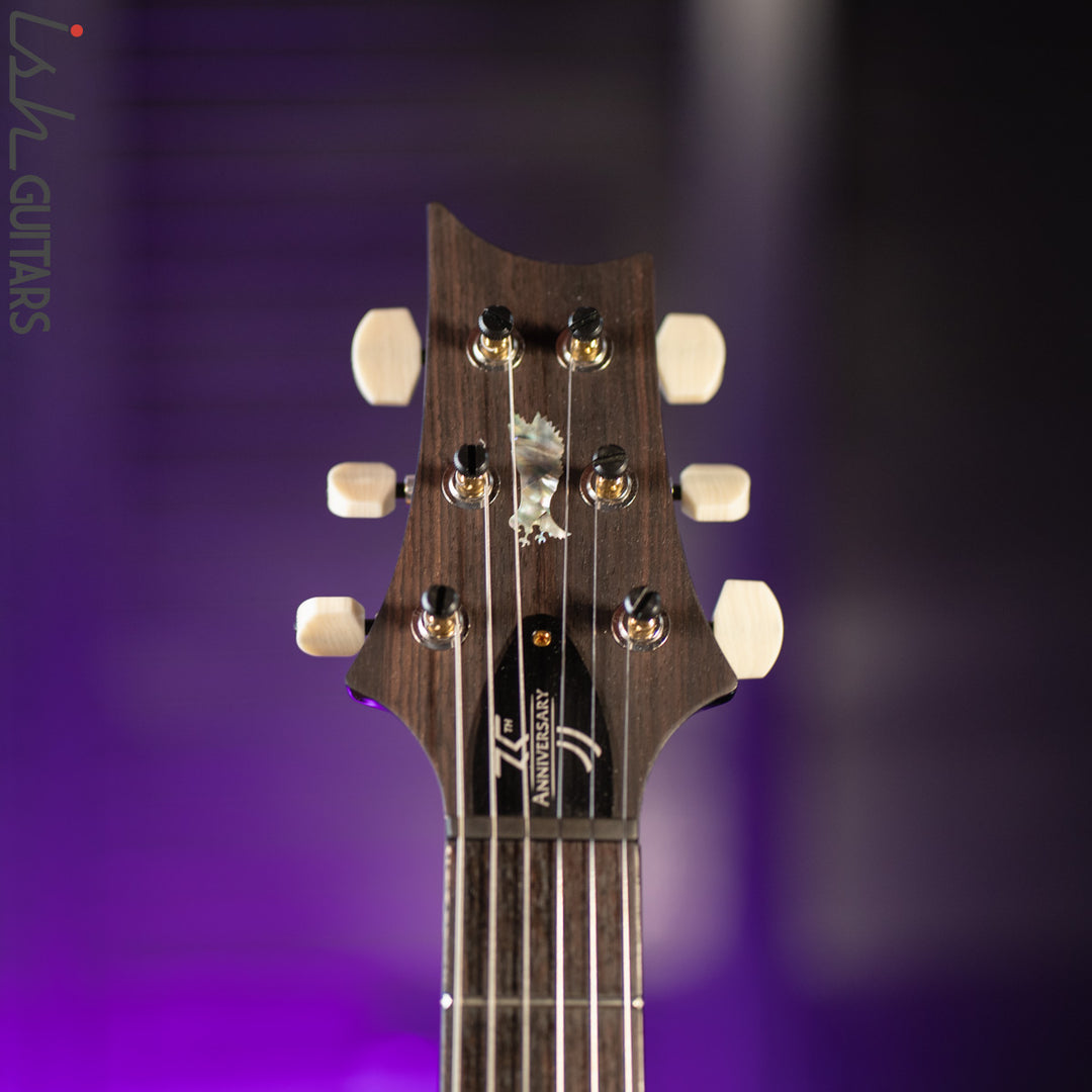 PRS Custom 24 35th Anniversary Violet Blue Burst Wrap 10 Top