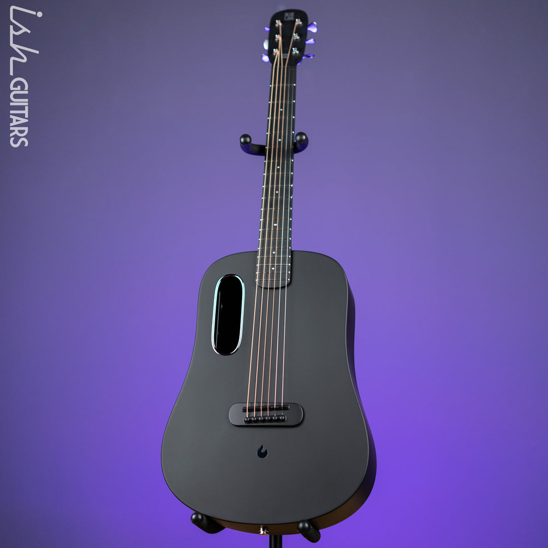 Lava Music Blue Lava Smart Acoustic Guitar Midnight Black 36" w/ Lite Bag
