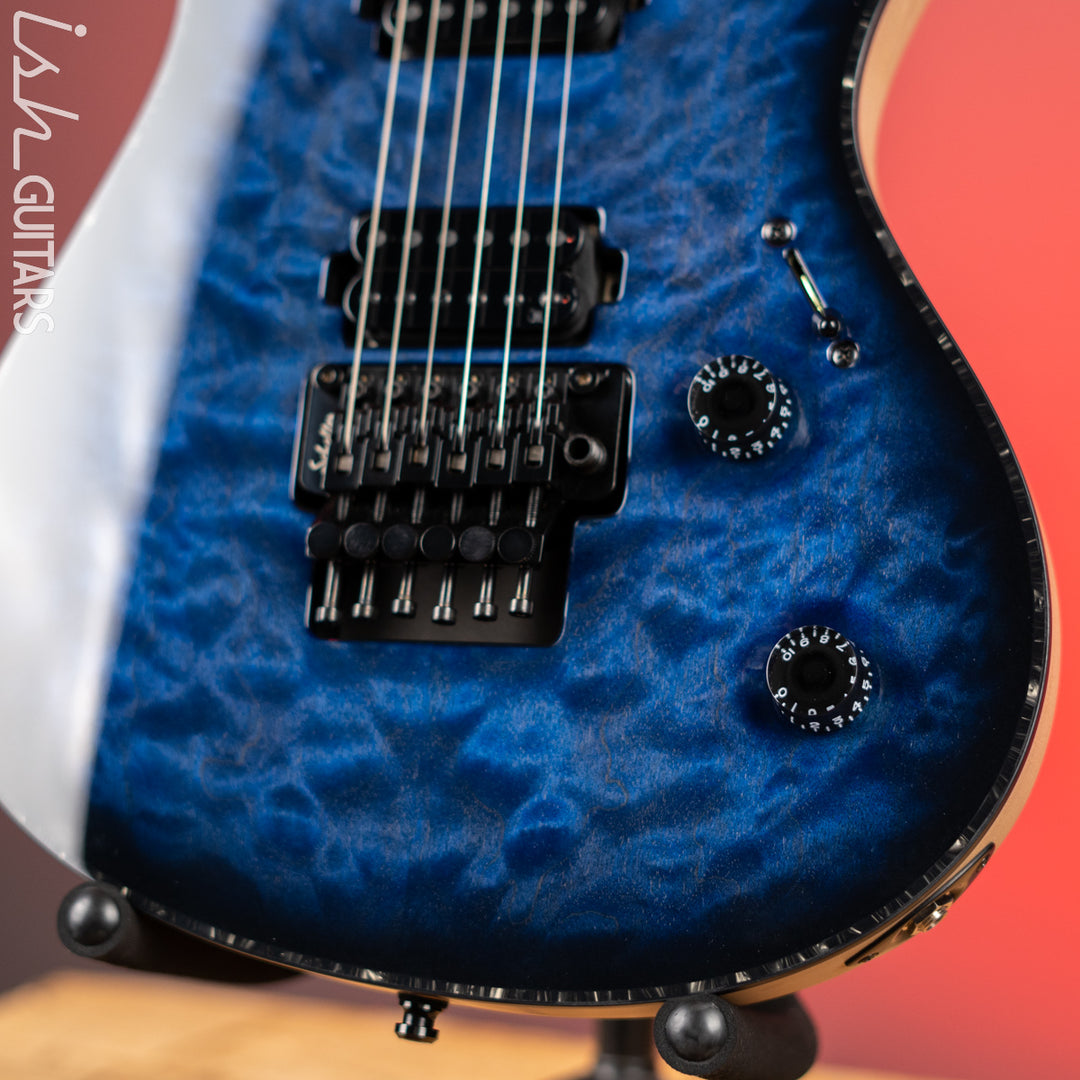 Mayones Regius PRO 6 Trans Dirty-Blue Gloss