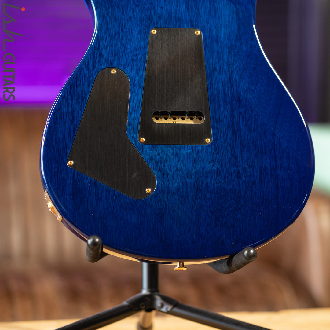 PRS Custom 24 35th Anniversary Violet Blue Burst Wrap 10 Top