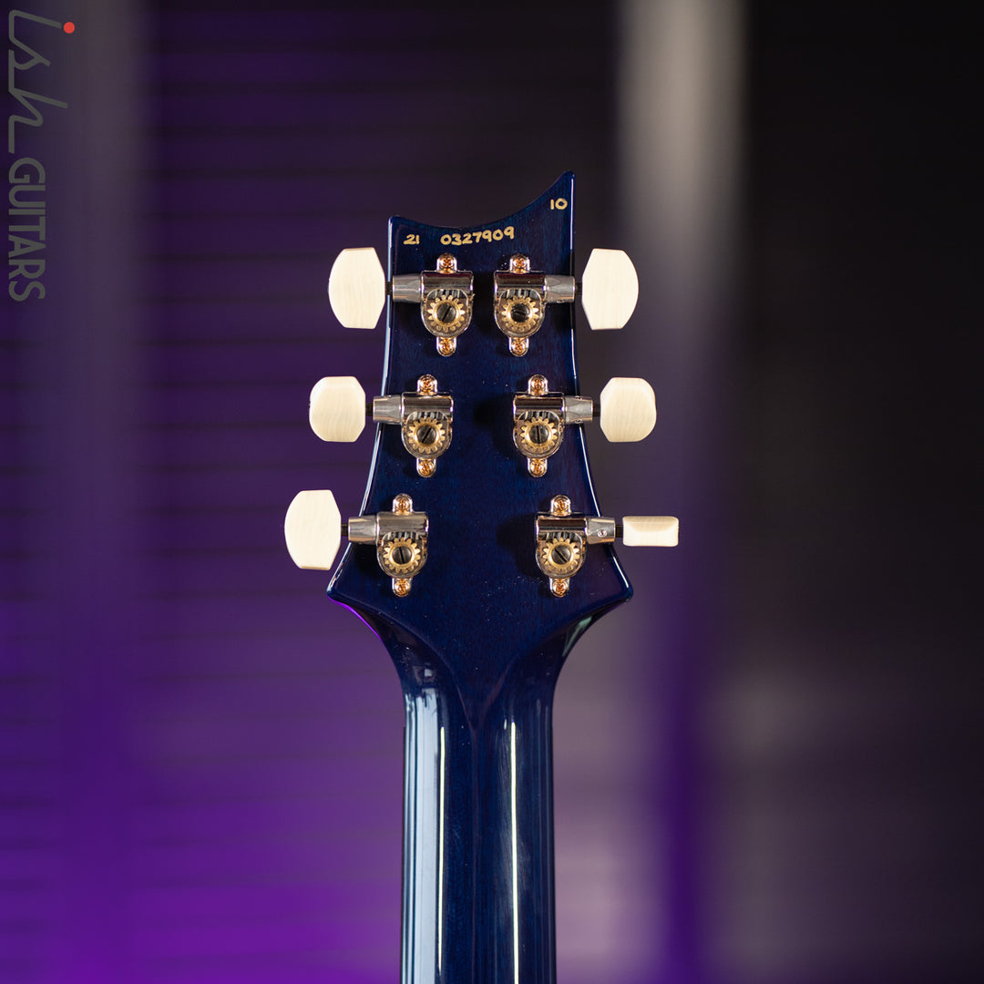 PRS Custom 24 35th Anniversary Violet Blue Burst Wrap 10 Top