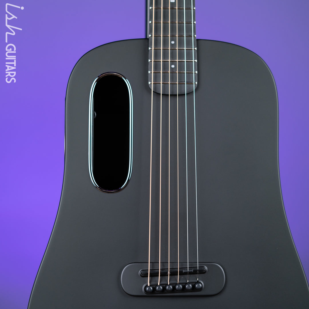 Lava Music Blue Lava Smart Acoustic Guitar Midnight Black 36" w/ Lite Bag