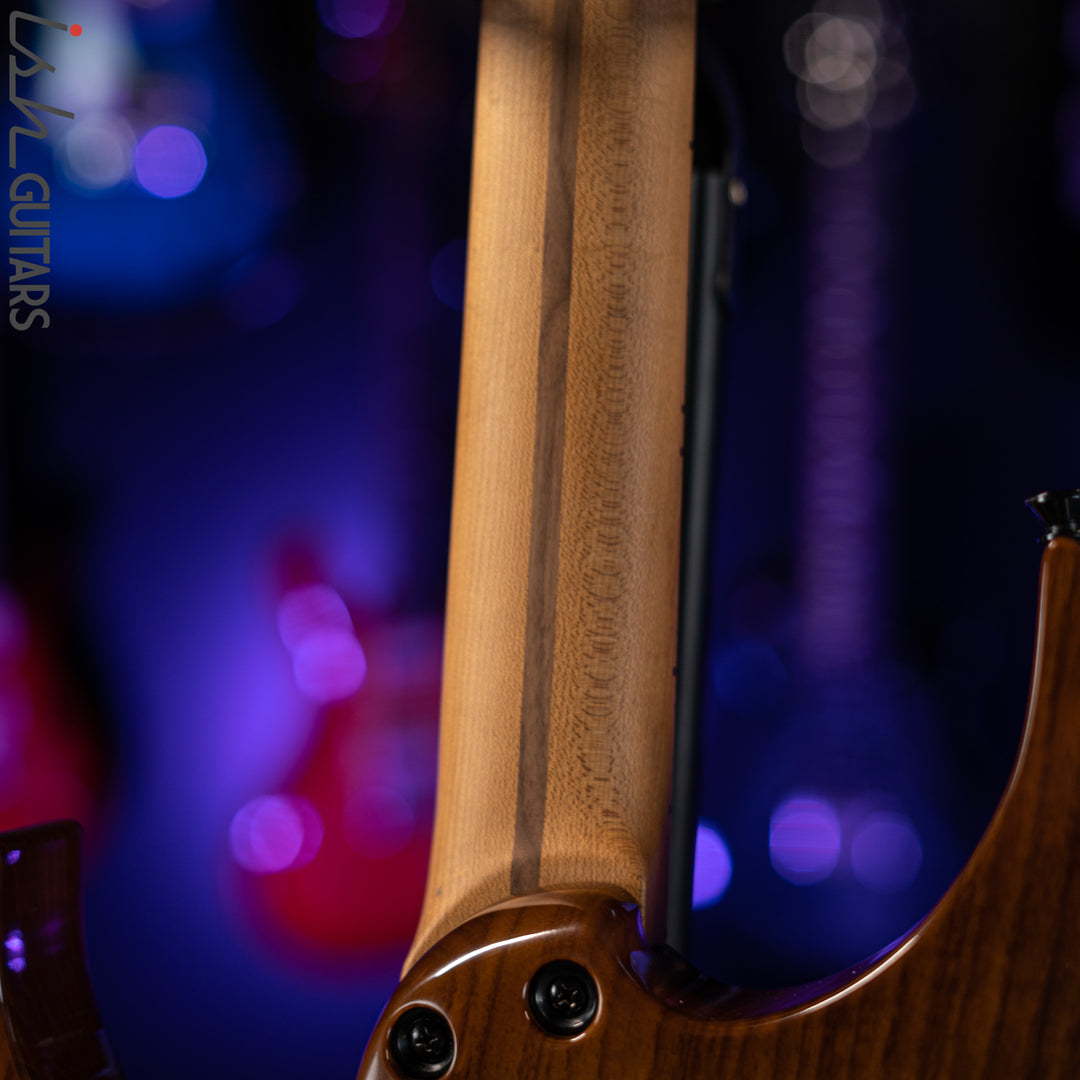 LSL “Pema” XT4-DX 5A Curly Mango Faded Iced Tea Burst