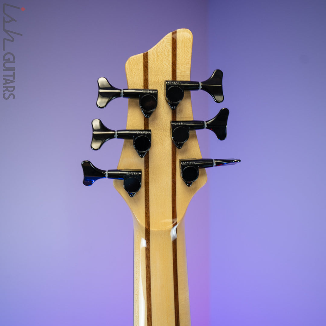 2010s Wolf S10-6 Lined Fretless Bass Rosewood Top