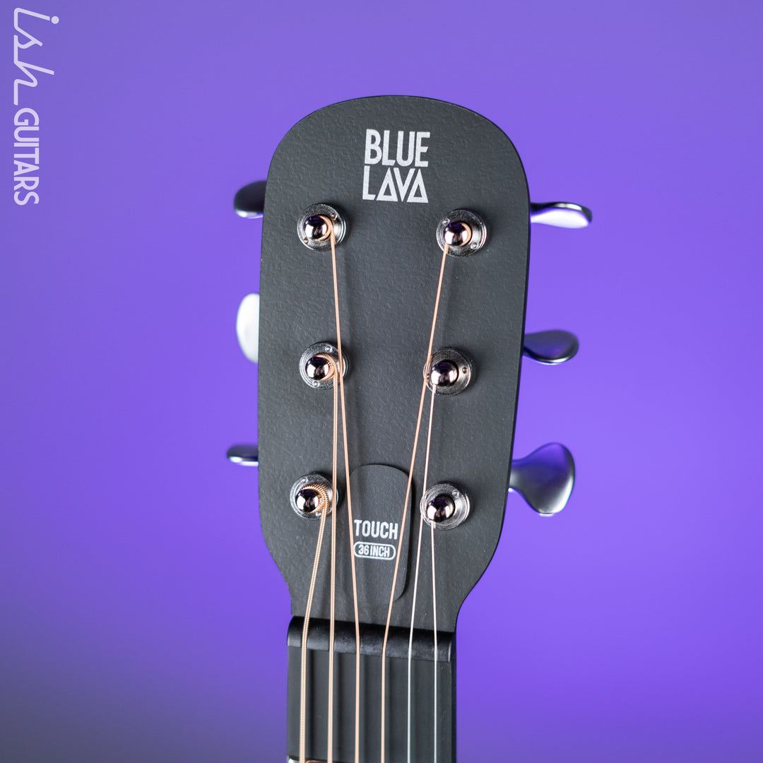 Lava Music Blue Lava Smart Acoustic Guitar Midnight Black 36" w/ Lite Bag