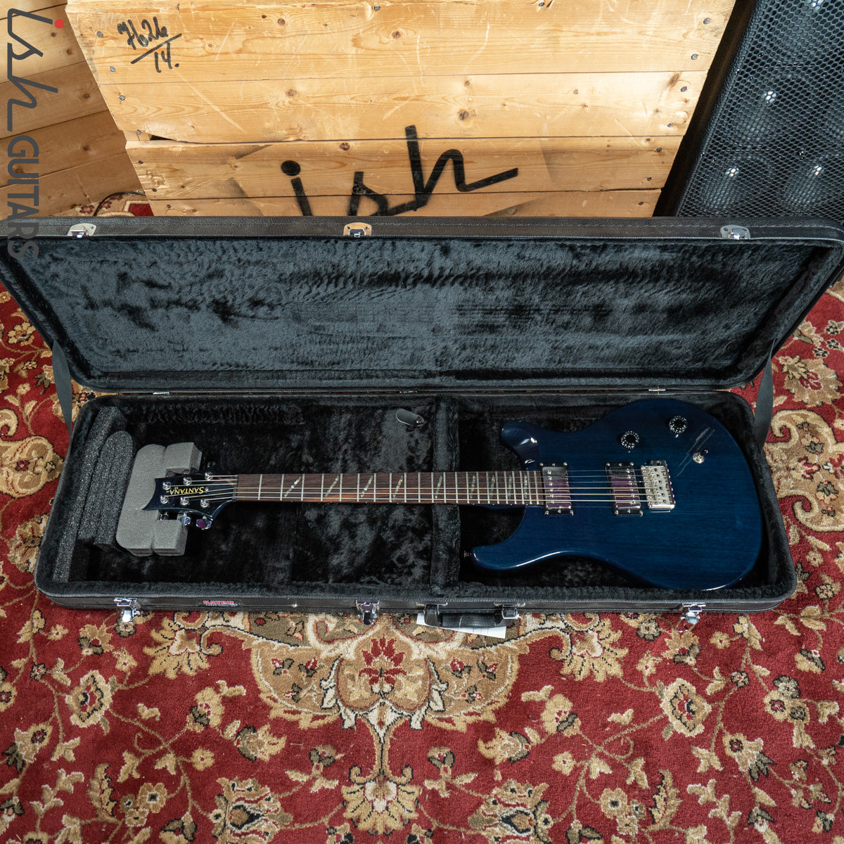 2001 PRS Santana SE Blue – Ish Guitars