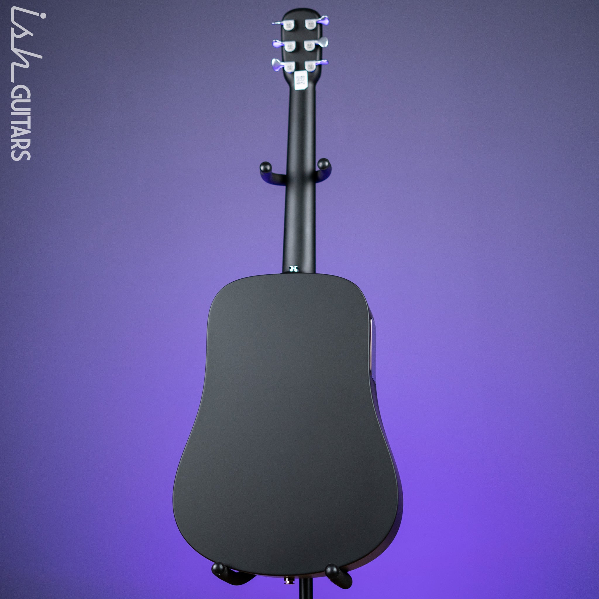 Lava Music Blue Lava Smart Acoustic Guitar Midnight Black 36