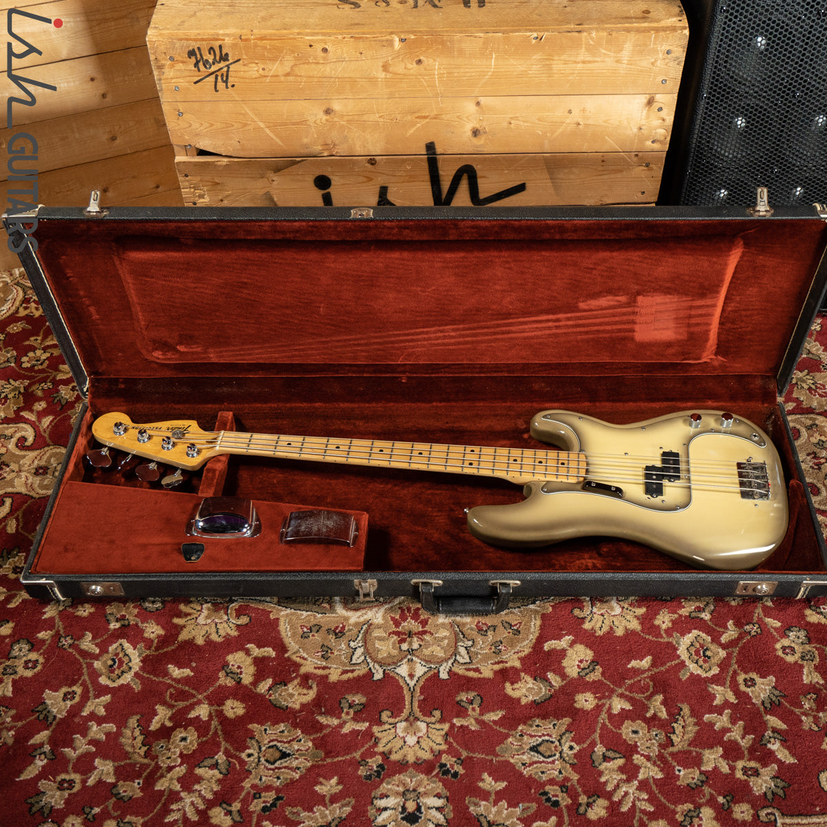 1978 Fender Precision Bass Antigua w/ OHSC – Ish Guitars