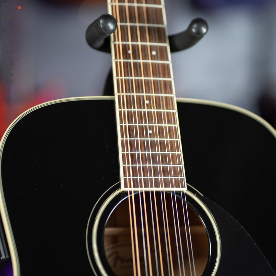 Fender CD-160SE 12 String Dreadnought Acoustic Guitar Black