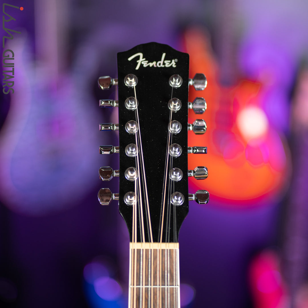 Fender CD-160SE 12 String Dreadnought Acoustic Guitar Black