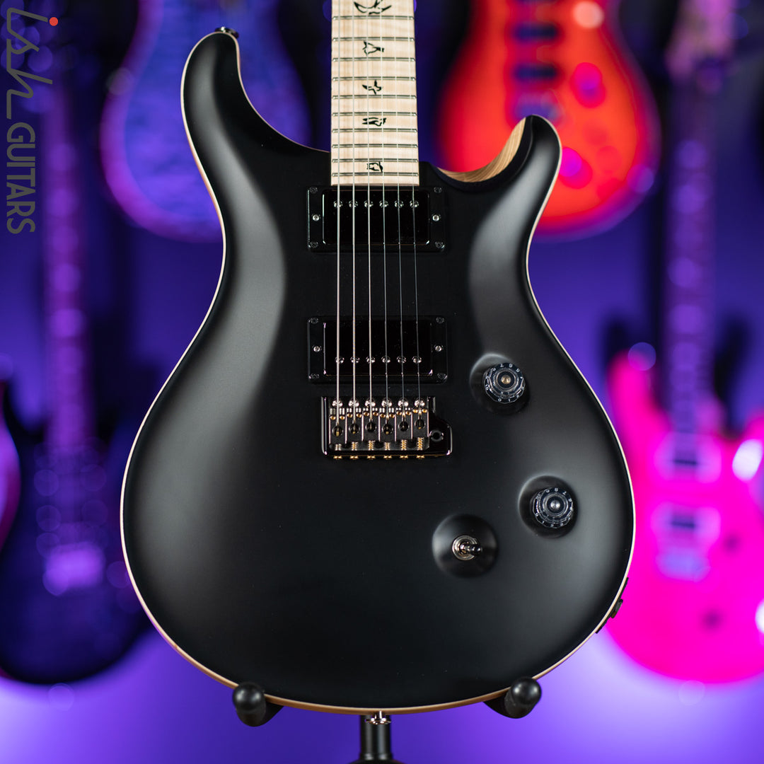 PRS Custom 24 Wood Library Black Opaque Satin Figured Maple