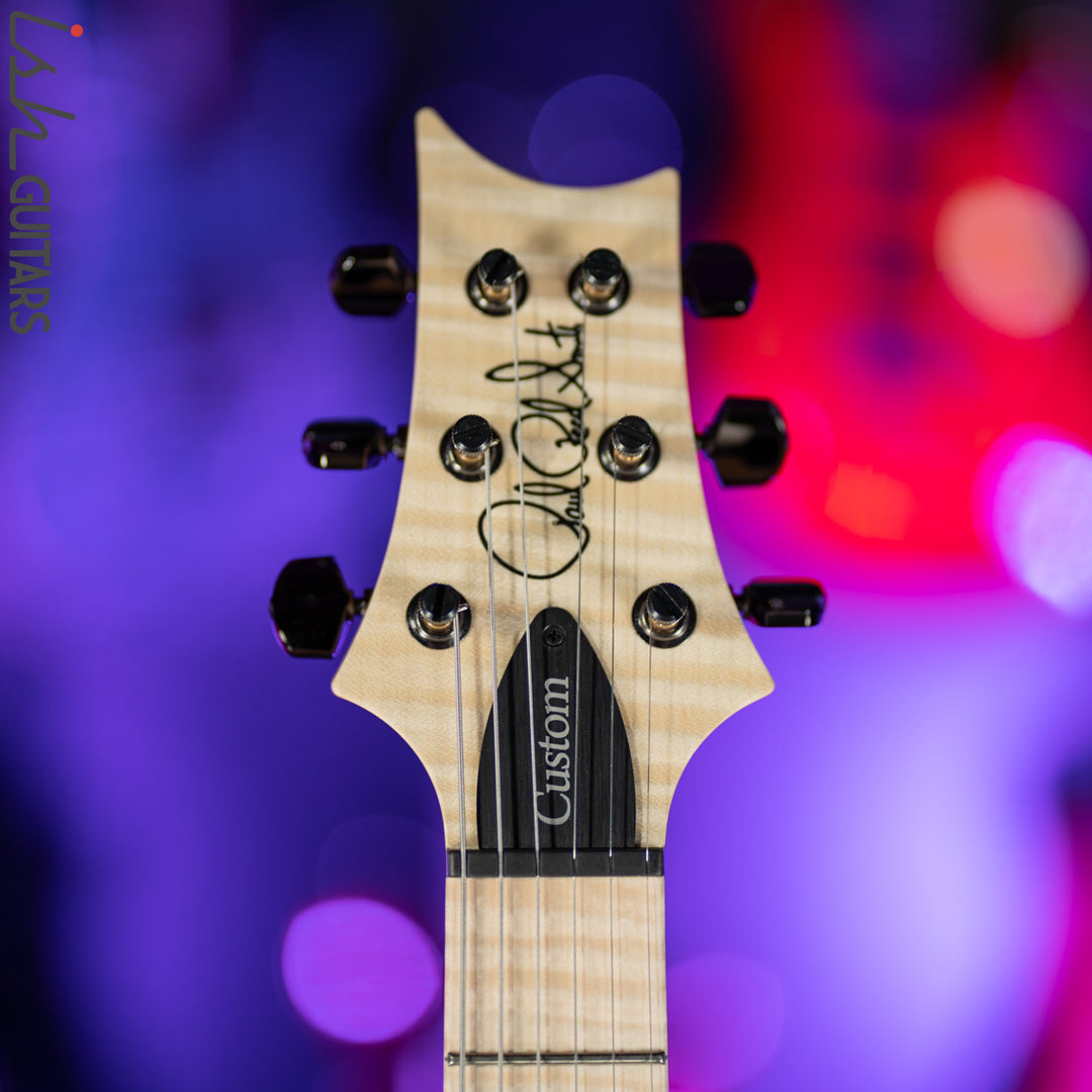 PRS Custom 24 Wood Library Black Opaque Satin Figured Maple