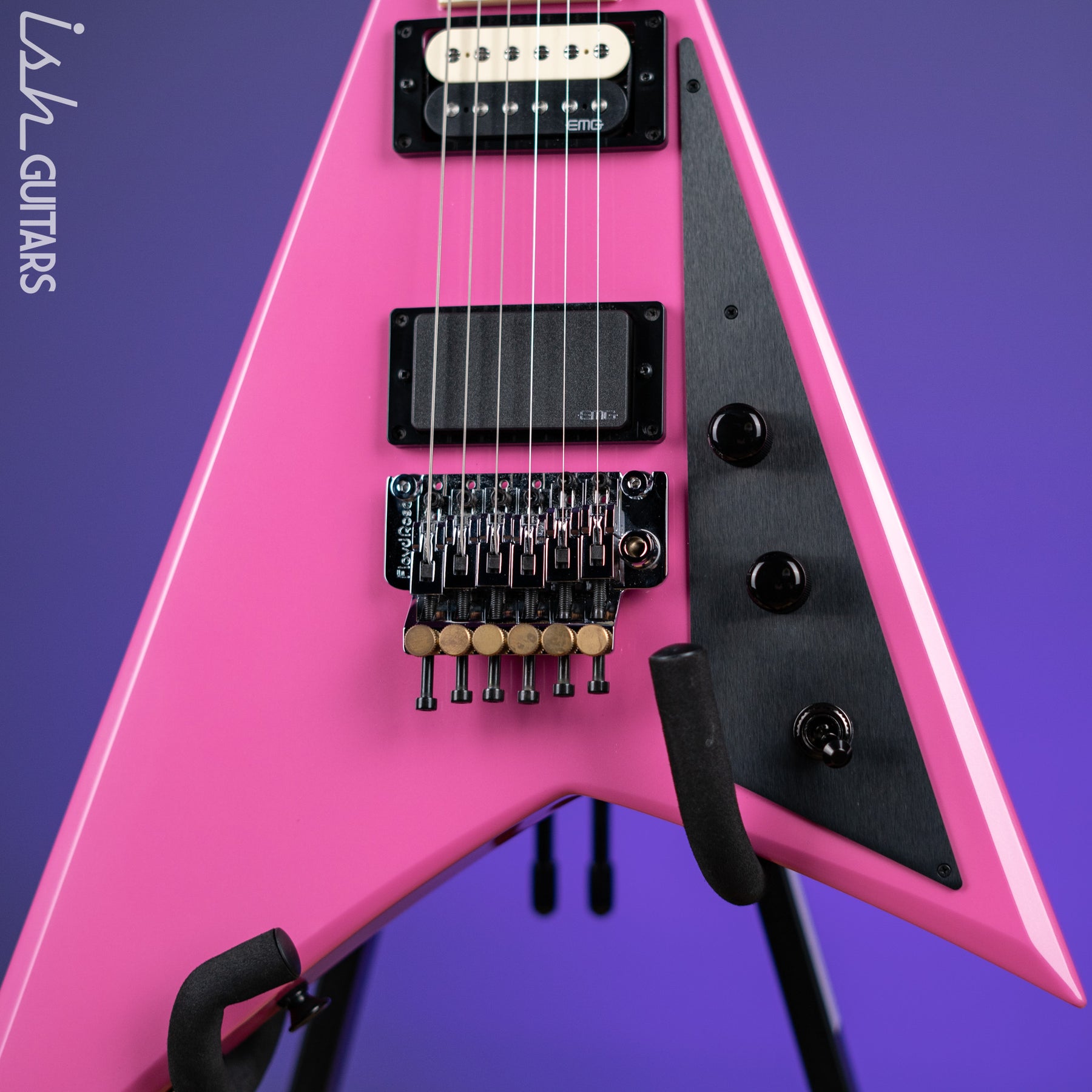 Pink Randy Rhodes 2020 Jackson Randy Rhoads Custom Shop Platinum Pink – Ish Guitars