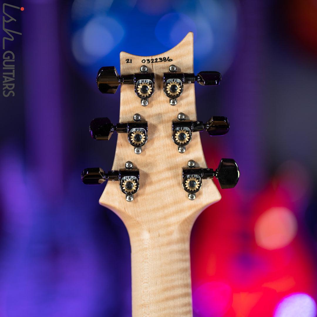 PRS Custom 24 Wood Library Black Opaque Satin Figured Maple