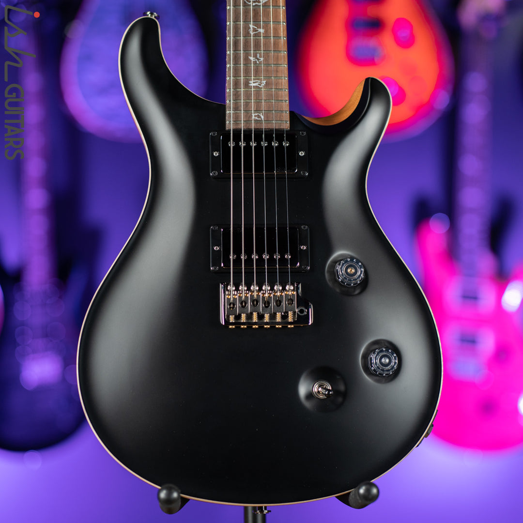 PRS Custom 24 Wood Library Black Opaque Satin