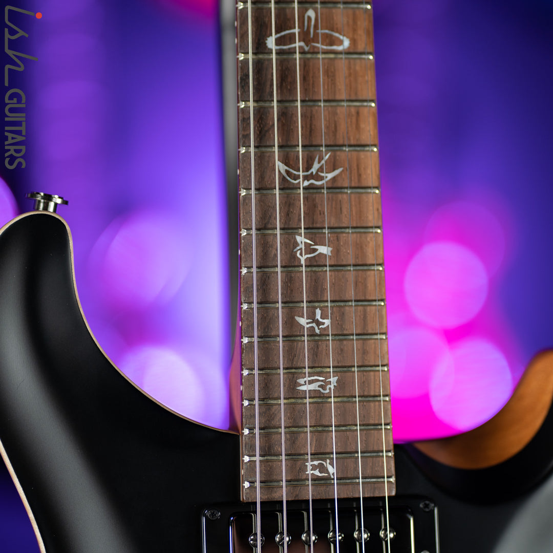 PRS Custom 24 Wood Library Black Opaque Satin