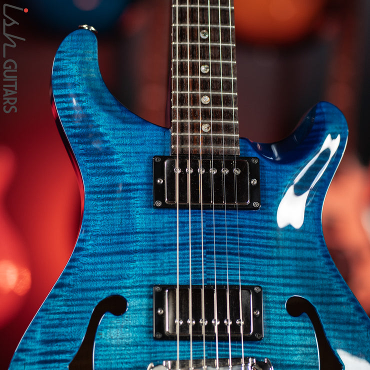2003 PRS McCarty Hollowbody II Whale Blue 10 Top