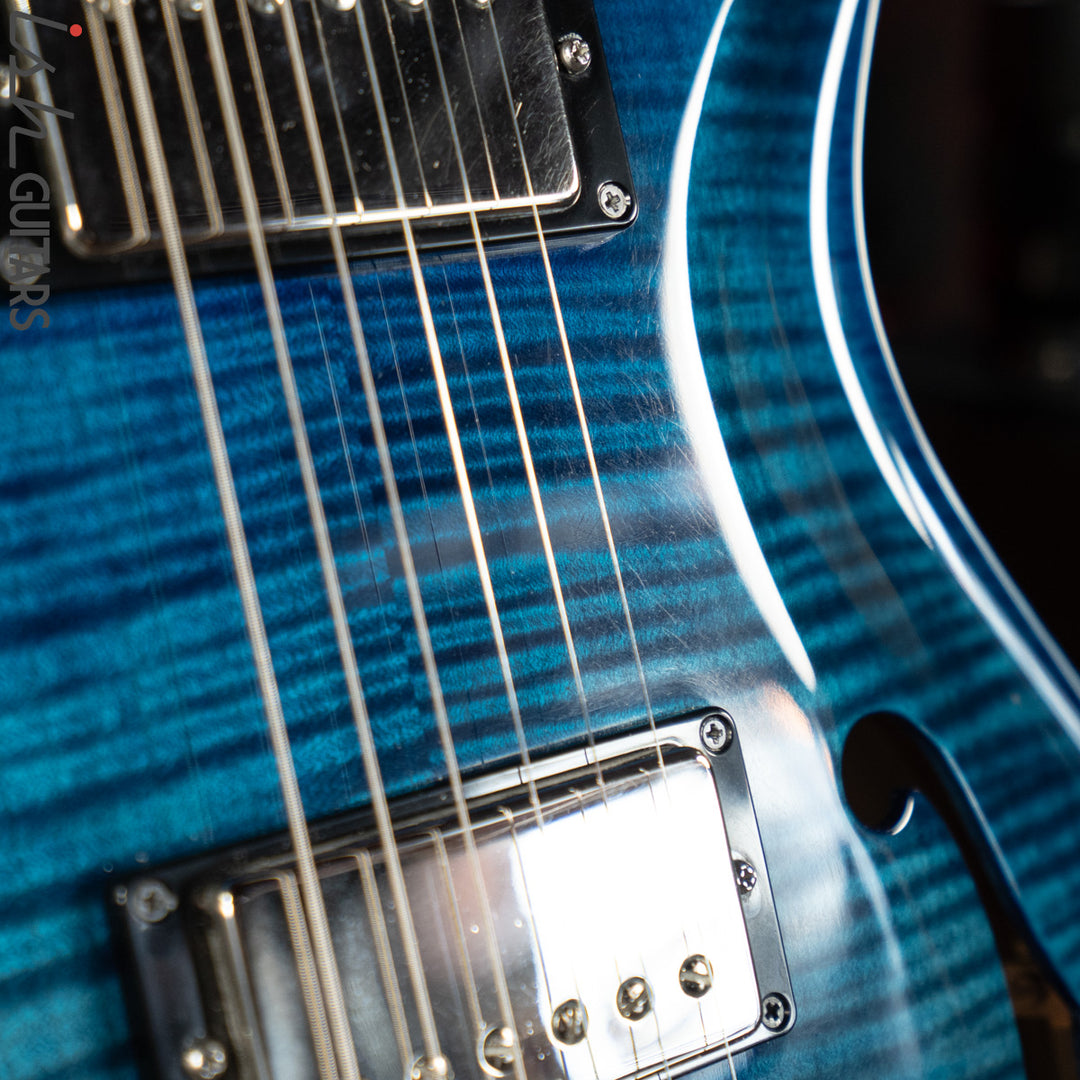 2003 PRS McCarty Hollowbody II Whale Blue 10 Top