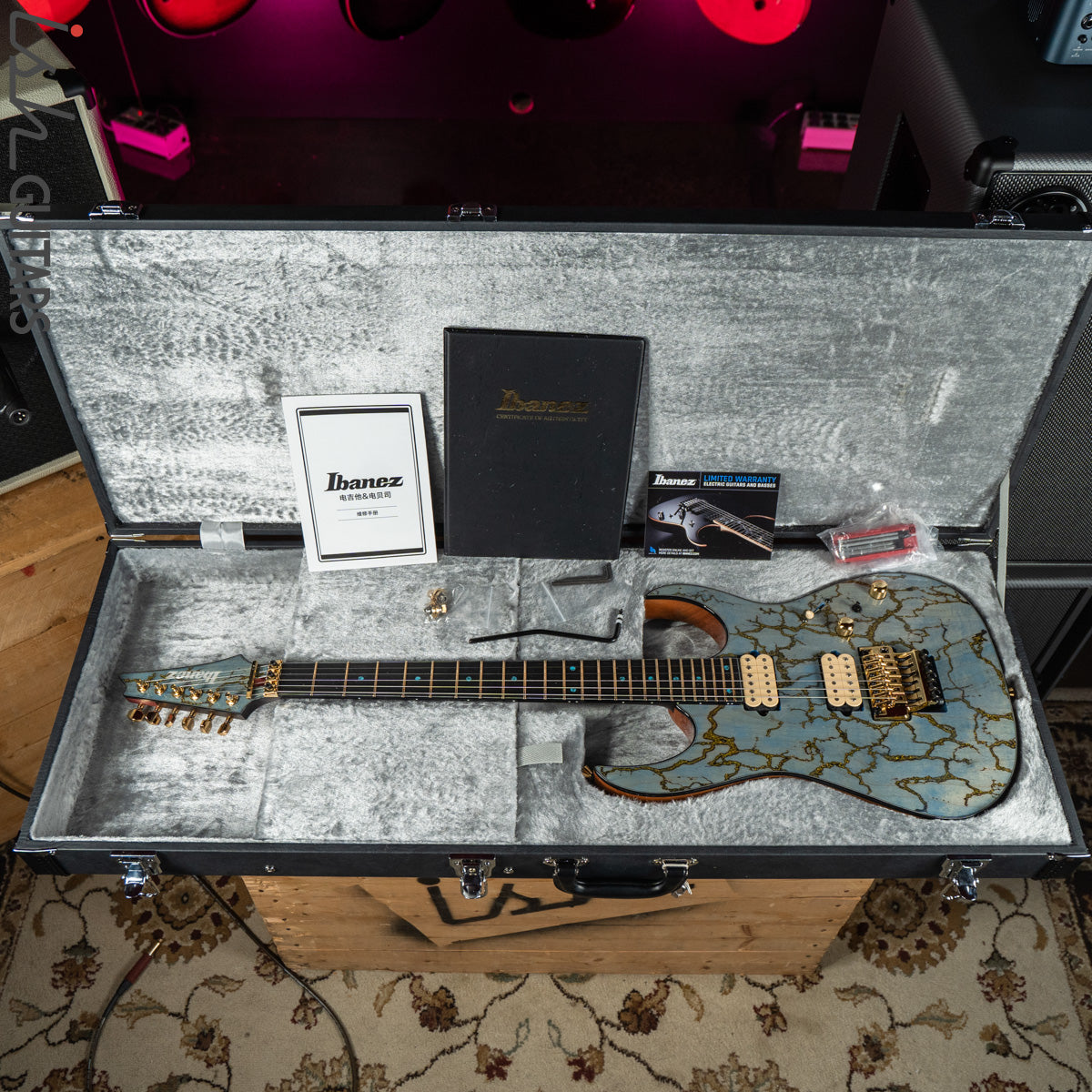 Ibanez JCRG2103 J Custom Limited Series Electric Guitar Resin Top