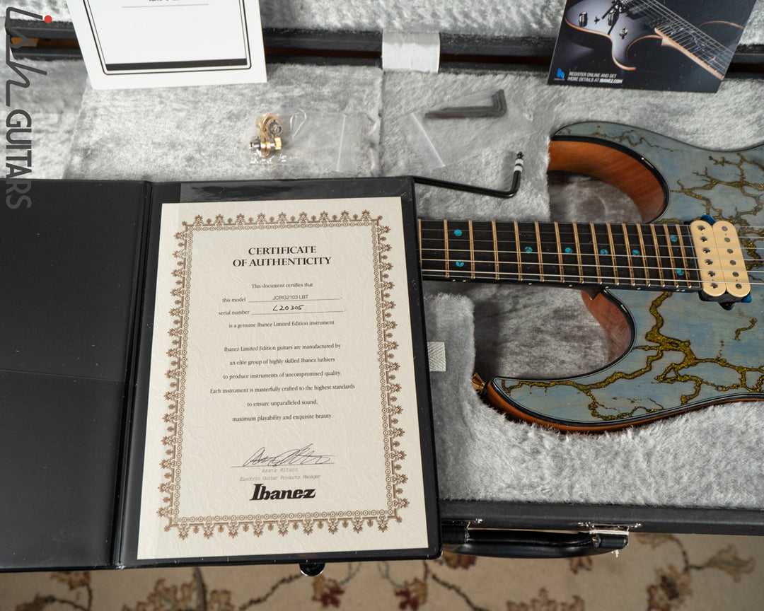 Ibanez JCRG2103 J Custom Limited Series Electric Guitar Resin Top