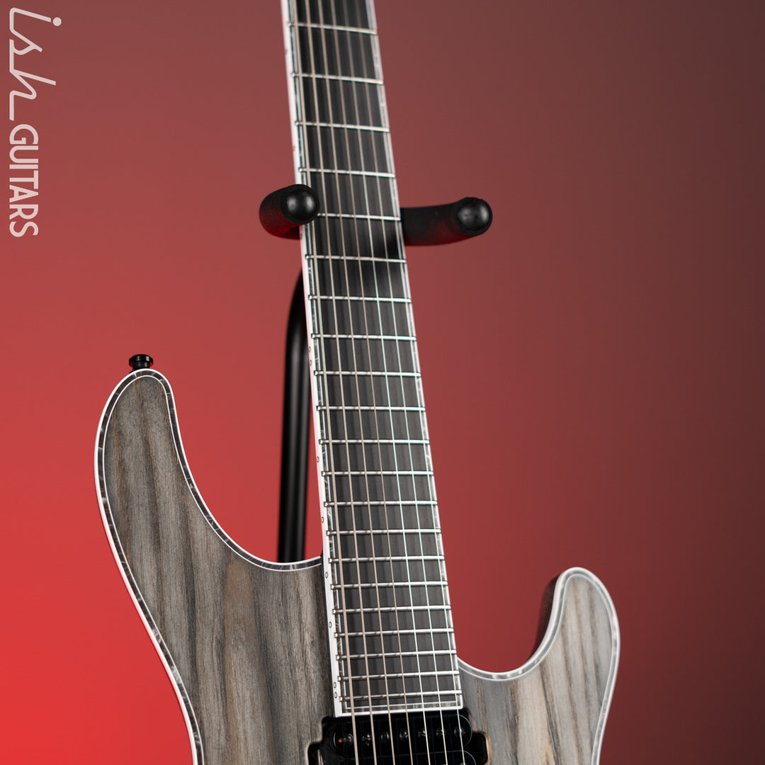 ギター MAYONES Regius7 Trans Black Mayones Regius Pro 7 String Trans Black (2017) - Guitar Compare