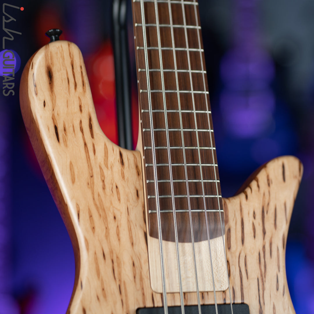 Spector USA NS-5 String Bolt On Bark Infused Maple USA Bass Guitar