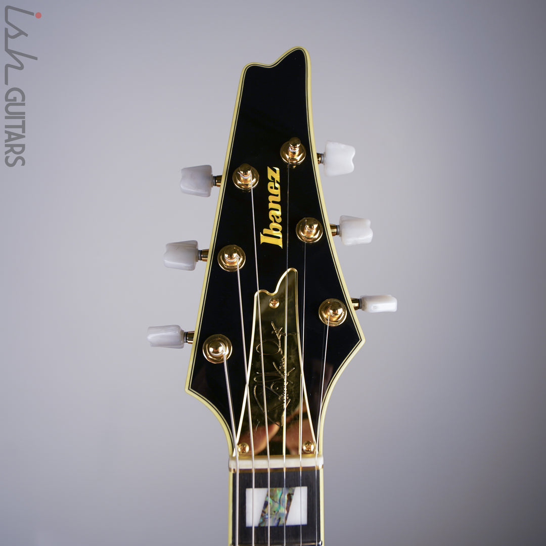 Ibanez Paul Stanley Signature PS4CM Gold Cracked Mirror Guitar Signed and Limited