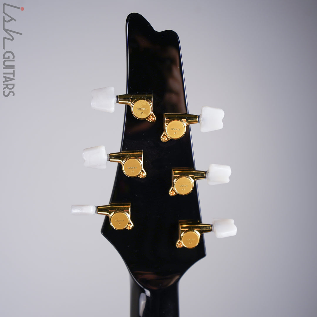 Ibanez Paul Stanley Signature PS4CM Gold Cracked Mirror Guitar Signed and Limited