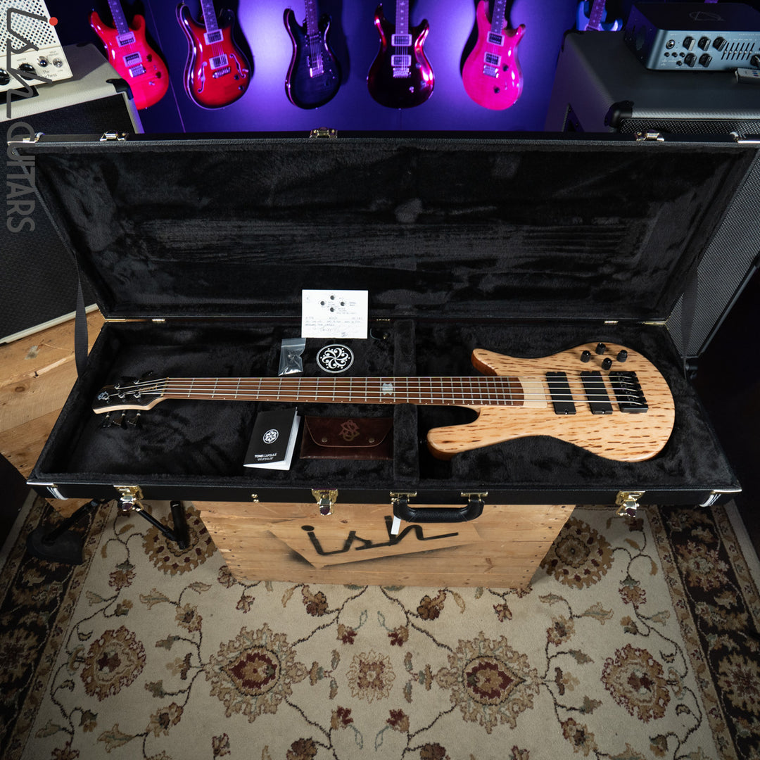 Spector USA NS-5 String Bolt On Bark Infused Maple USA Bass Guitar