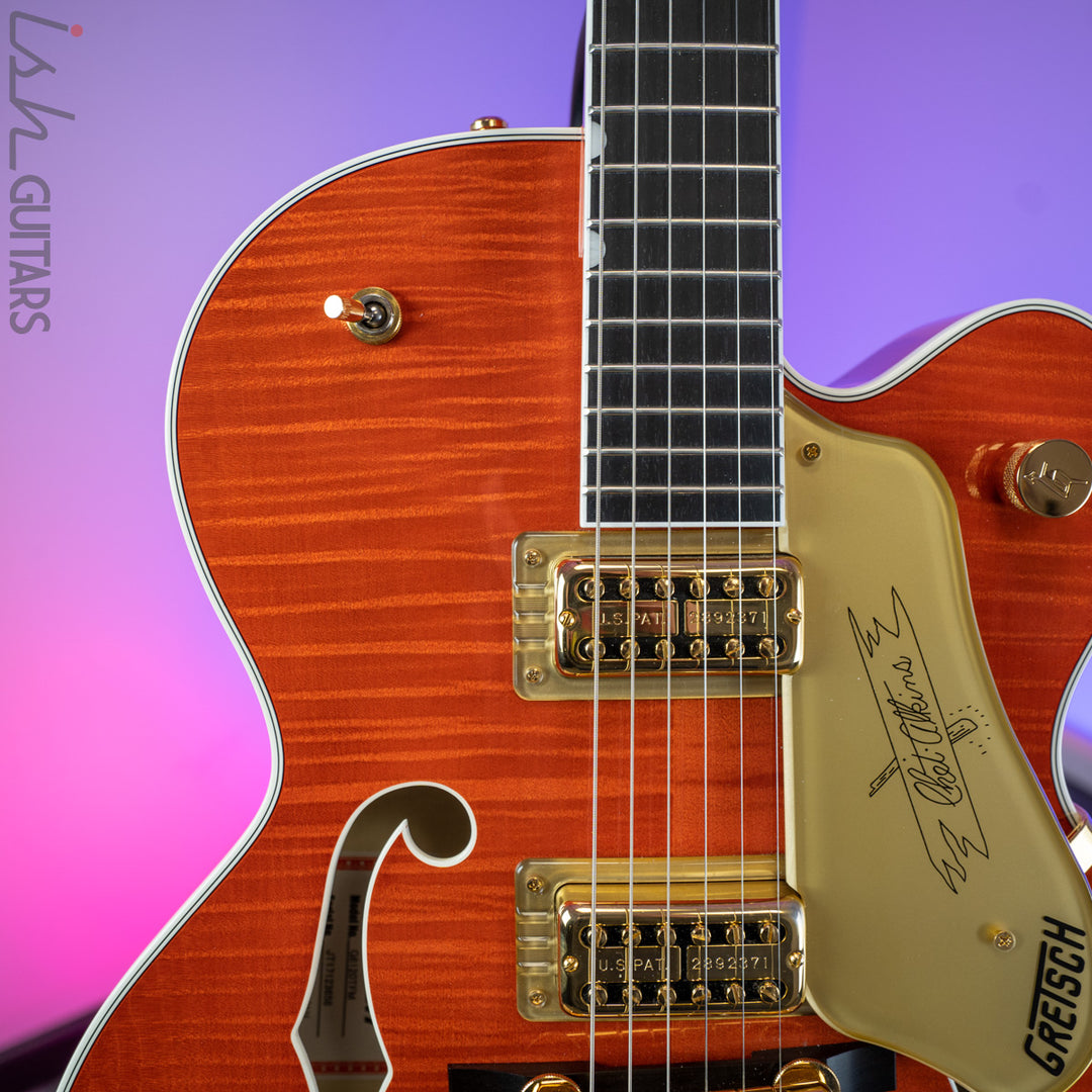 2018 Gretsch G6120TFM Nashville Chet Atkins Orange Stain