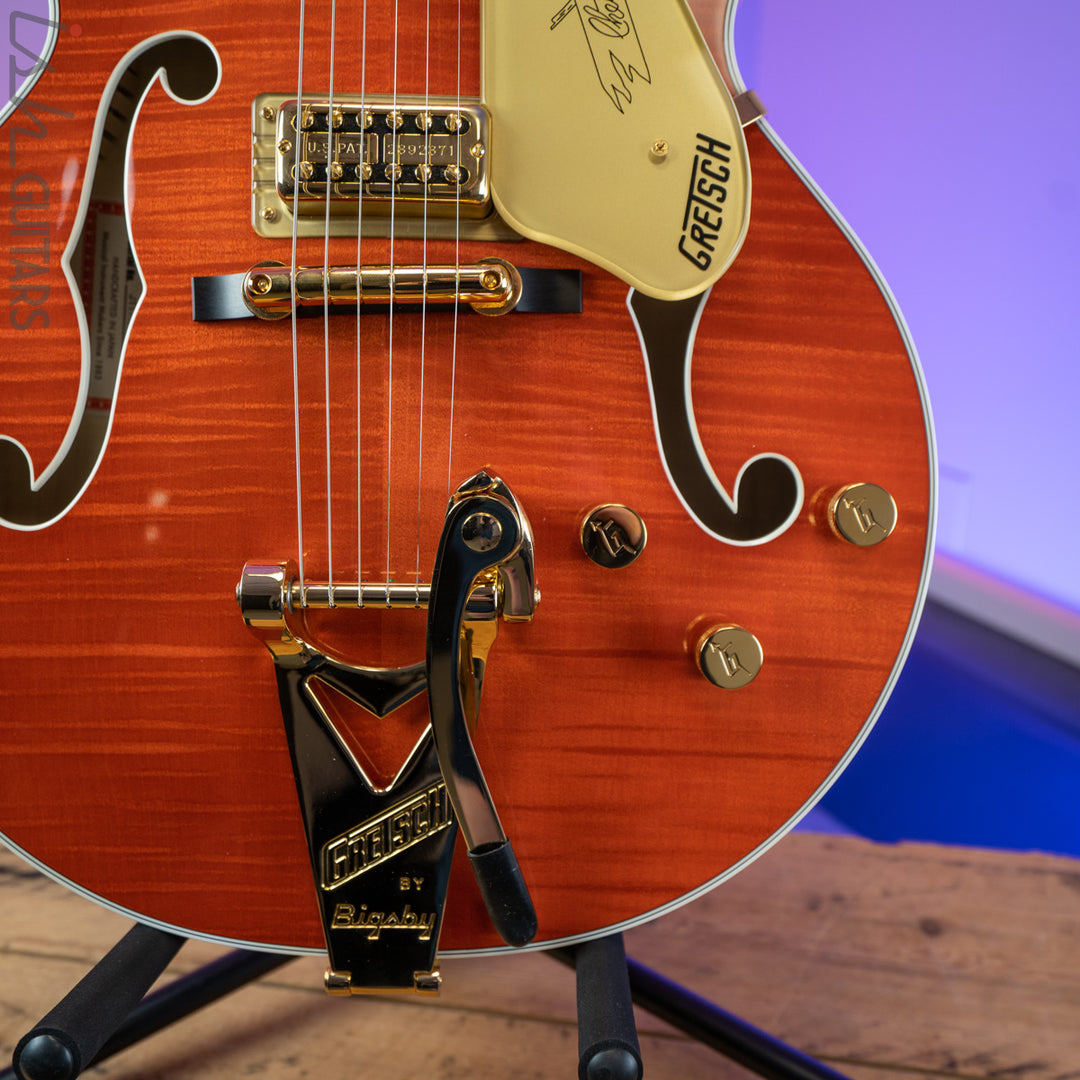 2018 Gretsch G6120TFM Nashville Chet Atkins Orange Stain