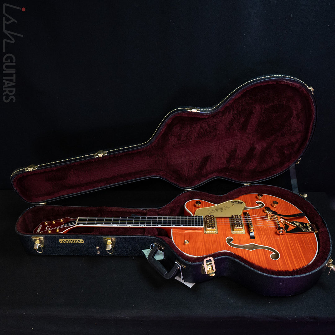 2018 Gretsch G6120TFM Nashville Chet Atkins Orange Stain