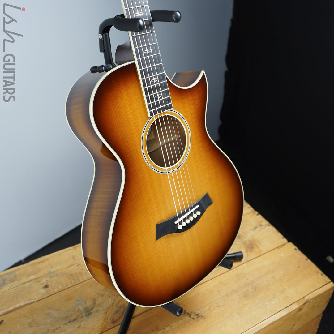 Taylor BTO Custom Shop Grand Concert 12 Fret Florentine Torrefied Spruce Myrtlewood