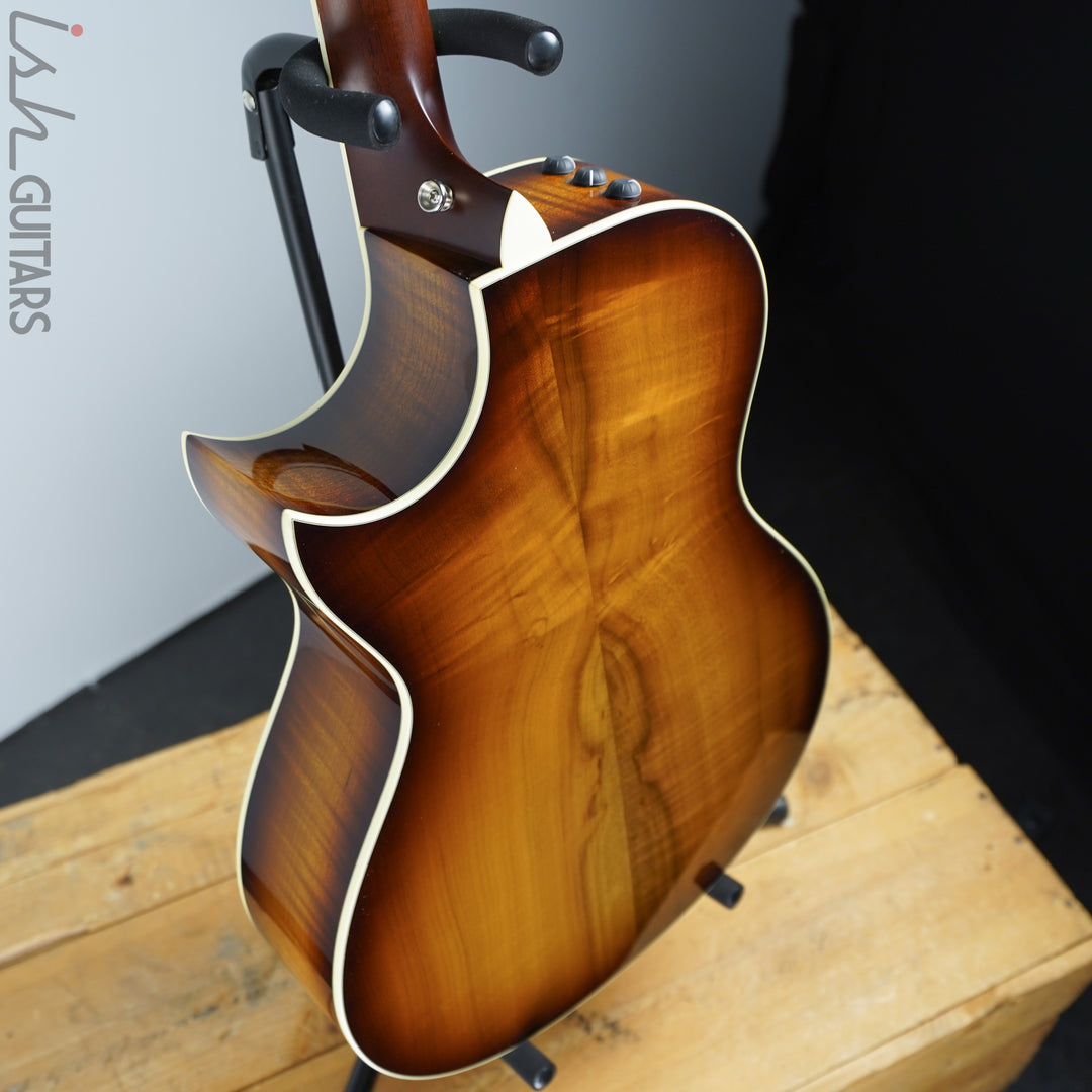 Taylor BTO Custom Shop Grand Concert 12 Fret Florentine Torrefied Spruce Myrtlewood