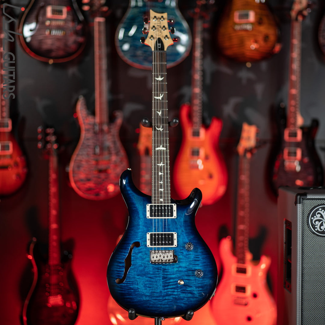 PRS CE 24 Semi-Hollow Whale Blue Smokewrap